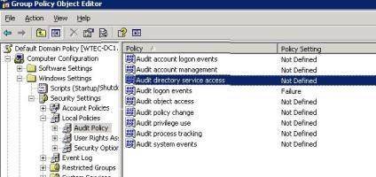 The Audit Directory Service Access GPO